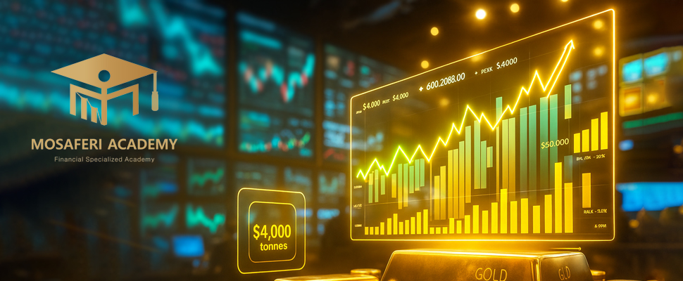 آکادمی مسافری | تعیین حد سود و ضرر در نوسانگیری طلا