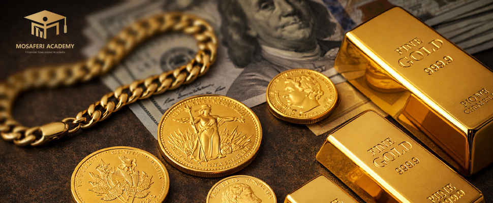 آکادمی مسافری | چه نوع طلایی برای سرمایه گذاری بخریم؟ (فیزیکی، سکه، طلای آب شده یا طلای آنلاین؟)